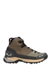 Damskie buty trekkingowe Salewa Puez Leather Mid PTX. Brązowe trekkingi damskie Salewa, trekkingowe. Za 843.00 zł.