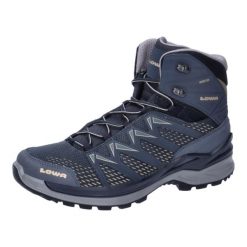 Buty trekkingowe męskie Lowa Innox Pro Mid Gtx. Niebieskie trekkingi męskie Lowa, trekkingowe. Za 805.20 zł.