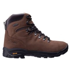 Buty Elbrus Sparow Mid Sympatex 92800623773 brązowe. Brązowe trekkingi męskie trekkingowe. Za 1,164.33 zł.