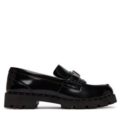 Loafersy KARL LAGERFELD. Czarne mokasyny damskie KARL LAGERFELD. Za 1,099.00 zł.