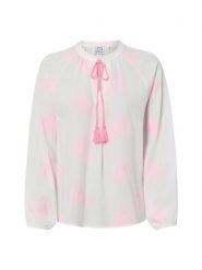 Emily van den Bergh Bluzka damska tunika Kobiety Bawełna biały, 40. Białe bluzki damskie Emily van den Bergh, bez wzorów, z bawełny, eleganckie, bez kołnierzyka, bez ramiączek. Za 499.95 zł.