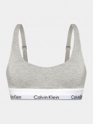 Calvin Klein Underwear Biustonosz top 000QF7586E Szary. Szare biustonosze Calvin Klein Underwear, bez wzorów, z bawełny. Za 129.99 zł.