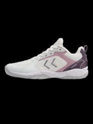 Hummel SPEED COURT — Buty halowe lekkie i przewiewne. Białe obuwie sportowe damskie Hummel, bez wzorów, z gumy. Za 251.00 zł.