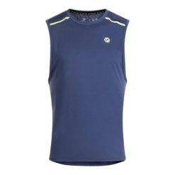 Tank top do siłowni Joma. Niebieskie t-shirty męskie Joma, m, bez wzorów, z bawełny, sportowe, bez kołnierzyka. Za 95.50 zł.