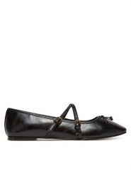 Aldo Baleriny Amberlee 14002496 Czarny. Czarne baleriny damskie Aldo, bez wzorów, ze skóry, bez obcasa. Za 189.99 zł.