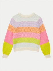 Vero Moda Girl Sweter 10291137 Kolorowy Regular Fit. Swetry dla dziewczynek Vero Moda Girl, bez wzorów, z syntetyku, bez kołnierzyka, bez ramiączek, bez kaptura. Za 179.99 zł.