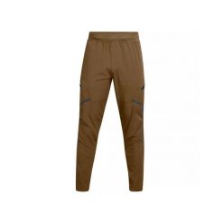 Spodnie dresowe Under Armour UNSTOPPABLE CARGO. Brązowe spodnie sportowe męskie Under Armour, xs, bez wzorów, z dresówki, na fitness i siłownię. Za 457.25 zł.