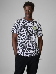 4F T-shirt regular z nadrukiem męski - biały S. Białe t-shirty męskie 4f, m, bez wzorów, z bawełny, bez kołnierzyka. Za 89.99 zł.