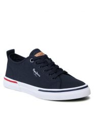 Pepe Jeans Tenisówki Kenton Smart 22 PMS30811 Granatowy. Niebieskie trampki męskie Pepe Jeans, bez wzorów, z jeansu, bez zapięcia. Za 219.99 zł.