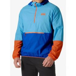 Kurtka przeciwwiatrowa męska Helly Hansen Roam Wind Anorak. Niebieskie kurtki męskie Helly Hansen, m, bez wzorów, z softshellu, sportowe, bez kaptura. Za 314.99 zł.