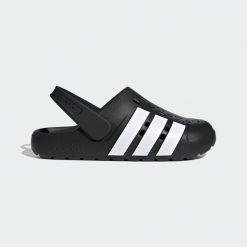 Klapki Adilette Clog 2.0. Białe skarpety damskie Adidas, bez wzorów. Za 167.00 zł.