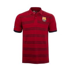 Koszula z kołnierzykiem męska Barcelona. Czerwone koszule męskie FC Barcelona, m, bez wzorów, bez kołnierzyka, bez ramiączek, do piłki nożnej. Za 187.63 zł.