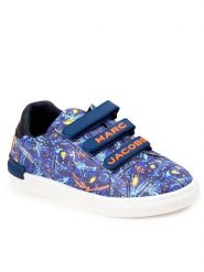 Marc Jacobs Sneakersy W29065 M Granatowy. Niebieskie buty sportowe chłopięce Marc Jacobs, bez wzorów, ze skóry, bez zapięcia. Za 699.99 zł.
