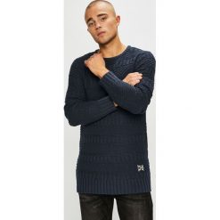Sublevel - Sweter. Czarne swetry przez głowę męskie Sublevel, z bawełny, z okrągłym kołnierzem. Za 139.90 zł.