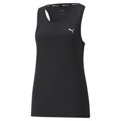 Damski tank top Puma Train Favorite Tank. Czarne koszulki sportowe damskie Puma, s, bez wzorów, bez kołnierzyka, bez ramiączek, do biegania. W wyprzedaży za 117.10 zł.