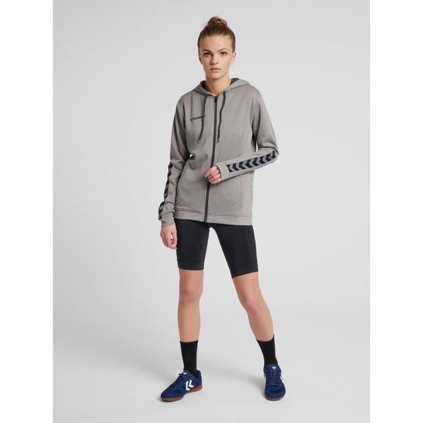Bluza do piłki nożnej damska Hummel zip hml AUTHENTIC Poly. Szare bluzy damskie Hummel, xl, bez wzorów, z kapturem. W wyprzedaży za 172.00 zł.