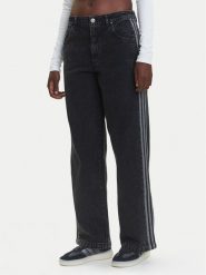 Adidas Jeansy adicolor Denim 3-Stripes JD3109 Czarny Loose Fit. Czarne jeansy damskie Adidas. Za 348.99 zł.