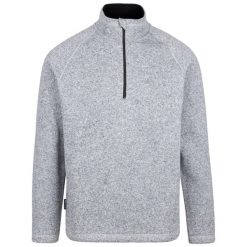 Bluza Męska Corsham Marl Half Zip Fleece Top. Szare bluzy męskie Trespass, na zimę, m, bez wzorów, bez kaptura. Za 132.99 zł.