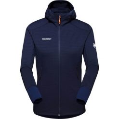 Bluza trekkingowa damska Mammut Taiss Light ML Hooded Jacket. Niebieskie bluzy damskie Mammut, s, bez wzorów, bez kaptura. Za 807.99 zł.
