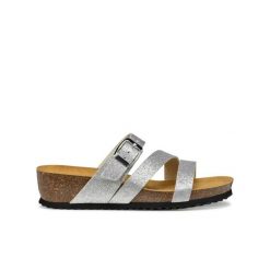 Sandały damskie Geox New Sthellae A. Szare sandały damskie Converse, bez wzorów, z gumy, bez obcasa, na obcasie, bez zapięcia. Za 262.99 zł.