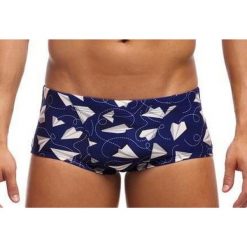 Kąpielówki Funky Trunks Paper Plain - trunki męskie. Białe kąpielówki męskie FUNKY TRUNKS, m, bez wzorów, do pływania. Za 139.00 zł.