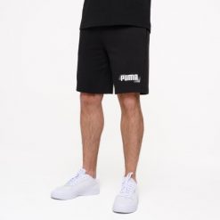 Spodenki fitness męskie Puma. Krótkie spodenki sportowe męskie Puma, m, bez wzorów, z bawełny, na fitness i siłownię. Za 89.99 zł.