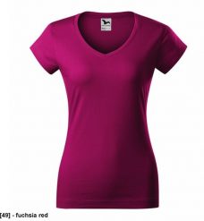 MALFINI - ADLER - Koszulka damska, 180 g/m fuchsia red M. Czerwone t-shirty damskie Malfini, m, bez wzorów, bez kołnierzyka. Za 27.71 zł.