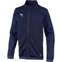 Bluza sportowa dla chłopca Puma Liga Training Jacket. Niebieskie bluzy dla chłopców Puma, bez wzorów, bez ramiączek, bez kaptura. Za 119.00 zł.