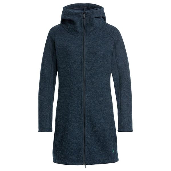 Płaszcz damski VAUDE Tinshan III. Niebieskie płaszcze damskie Vaude, na jesień, bez wzorów, z materiału, eleganckie, bez kaptura. Za 825.45 zł.