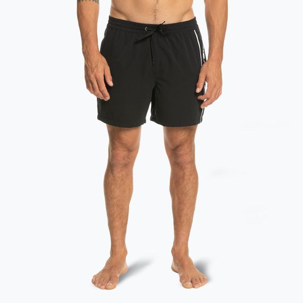 Szorty kąpielowe męskie Quiksilver Everyday Vert Volley 16". Czarne kąpielówki męskie Quiksilver, m, bez wzorów, do pływania. Za 89.99 zł.