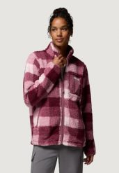 Bluza Kobieta COLUMBIA West Bend Print Full Zip II. Czerwone bluzy damskie Columbia, s, bez wzorów, z materiału, bez kaptura. Za 387.25 zł.