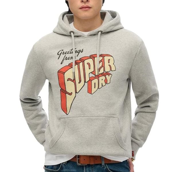 Bluza z kapturem Superdry North Cali. Szare bluzy męskie Superdry., l, bez wzorów, z bawełny, z kapturem. Za 368.25 zł.