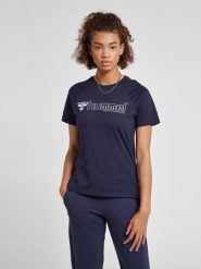 Koszulka damska Hummel Noni 2.0. Niebieskie t-shirty damskie Hummel, xs, bez wzorów, z bawełny, klasyczne, bez kołnierzyka. Za 111.00 zł.