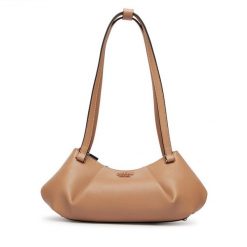 Torebka Guess. Brązowe torebki do ręki damskie Guess, z aplikacjami, klasyczne, bez dodatków. Za 544.99 zł.