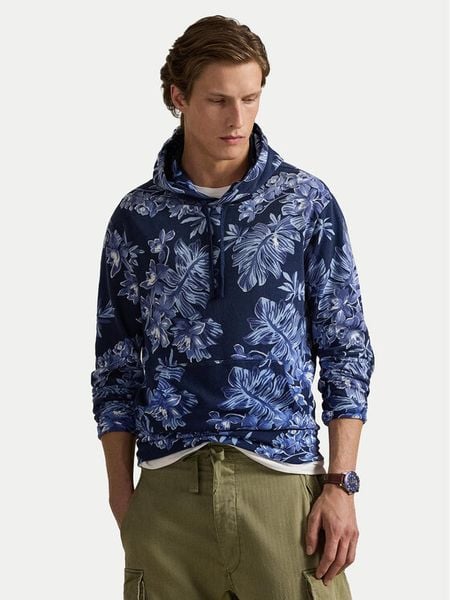 Polo Ralph Lauren Bluza 710P04765001 Niebieski Regular Fit. Niebieskie bluzy męskie Polo Ralph Lauren, m, bez wzorów, bez kaptura. Za 789.99 zł.