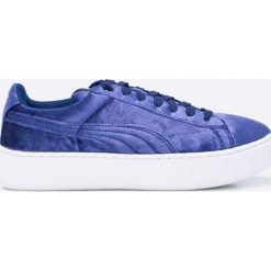 Puma - Buty Vicky Platform VR. Szare obuwie sportowe damskie Puma, z gumy. W wyprzedaży za 159.90 zł.