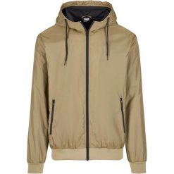 Męska Kontrastowa Kurtka Soft Shell. Czarne kurtki męskie Urban Classics, m, bez wzorów, trekkingowe. Za 187.99 zł.