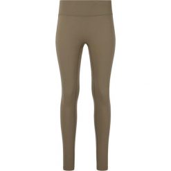 Damskie legginsy Athlecia Luxe. Brązowe legginsy sportowe damskie Athlecia, bez wzorów, z materiału, na fitness i siłownię. Za 210.50 zł.