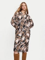 Fransa Sukienka codzienna Ariana 20614313 Brązowy Loose Fit. Brązowe sukienki damskie Fransa, na co dzień, xs, bez wzorów, z wiskozy, bez kołnierzyka, bez ramiączek, proste. Za 149.99 zł.