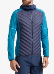 Kurtka do biegania La Sportiva Koro Jacket. Niebieskie kurtki męskie La Sportiva, na zimę, s, bez wzorów, z elastanu, wizytowe, bez kaptura. Za 747.99 zł.