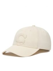 Coach Czapka z daszkiem 29CCN89 Écru. Białe czapki i kapelusze damskie Coach, bez wzorów, z bawełny. Za 209.99 zł.