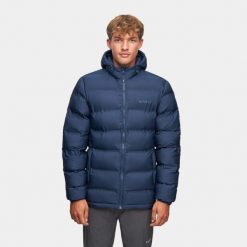 Kurtka turystyczna męska zimowa Alpinus Felskinn II. Niebieskie kurtki męskie Alpinus, na zimę, m, bez wzorów, sportowe, bez kaptura. Za 449.00 zł.