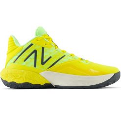 Buty męskie New Balance TWO WXY v4 BB2WYRT4 – żółte. Żółte buty sportowe męskie New Balance, z gumy, bez zapięcia, na fitness i siłownię. Za 249.99 zł.