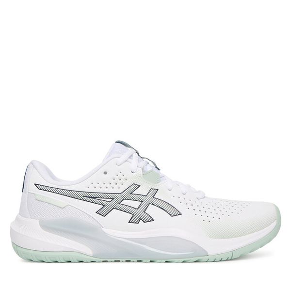 Buty do tenisa Asics. Białe buty sportowe męskie Asics, bez zapięcia, tenisowe. Za 429.99 zł.