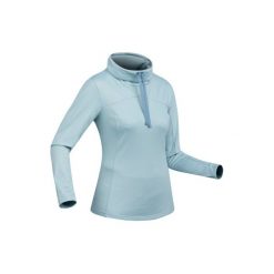 Koszulka turystyczna długi rękaw SH100 warm damska. T-shirty damskie marki QUECHUA. W wyprzedaży za 25.00 zł.