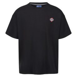 T-shirt Męski Z Bawełny Christian Lacroix Aramon. Czarne koszulki sportowe męskie Regatta, m, bez wzorów, z bawełny, bez kołnierzyka, bez ramiączek, trekkingowe. Za 78.99 zł.