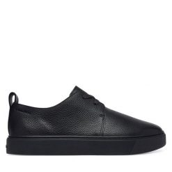 Półbuty Calvin Klein. Czarne półbuty na co dzień męskie Calvin Klein, bez zapięcia. Za 649.99 zł.