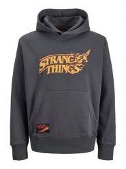 Jack & Jones Bluza Stranger Things 12291655 Szary Relaxed Fit. Szare bluzy męskie Jack & Jones, m, bez wzorów, z bawełny, bez kaptura. Za 269.99 zł.