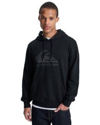 Bluza z kapturem dla Mężczyzn COMP LOGO Czarny. Czarne bluzy męskie Quiksilver, m, bez wzorów, z bawełny, z kapturem. Za 279.99 zł.