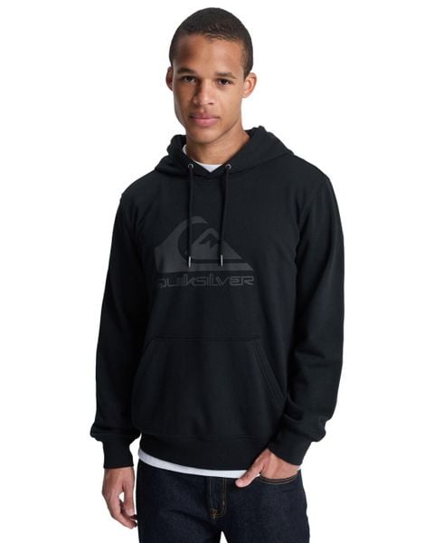Bluza z kapturem dla Mężczyzn COMP LOGO Czarny. Czarne bluzy męskie Quiksilver, m, bez wzorów, z bawełny, z kapturem. Za 279.99 zł.